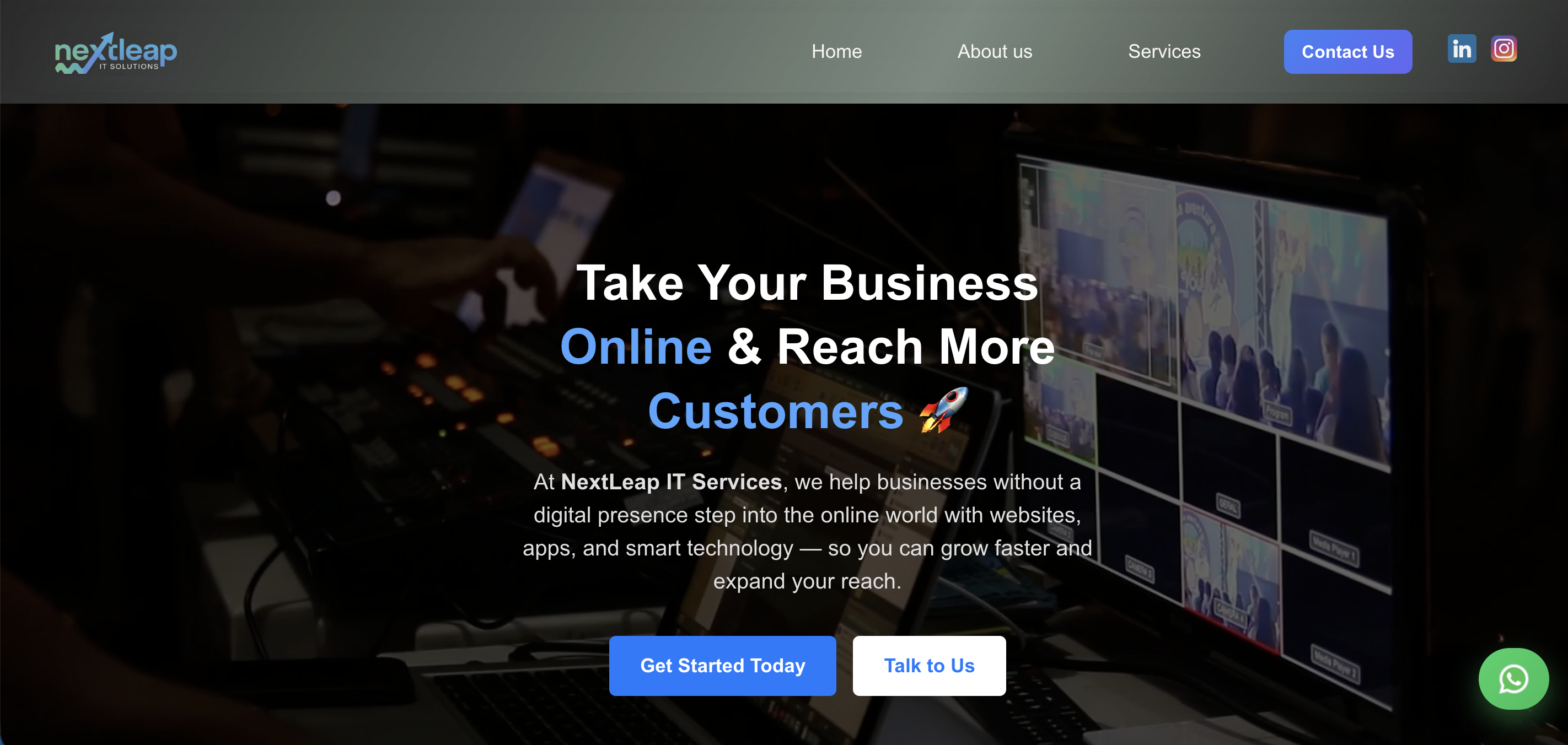 NextLeap IT Solutions — Corporate Web Platform